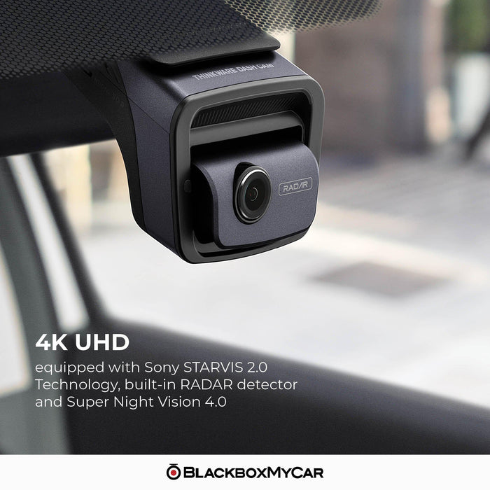 Thinkware U3000 4K UHD Dual-Channel Dash Cam - Dash Cams - {{ collection.title }} - 12V Plug-and-Play, 2-Channel, 256GB, 4K UHD @ 30 FPS, ADAS, Adhesive Mount, App Compatible, Cloud, CPL Filter, Dash Cams, Desktop Viewer, G-Sensor, GPS, Hardwire Install, Loop Recording, Mobile App, Mobile App Viewer, Night Vision, OBD Plug-and-Play, Parking Mode, Rear Camera, sale, Security, South Korea, Super Capacitor, Wi-Fi - BlackboxMyCar