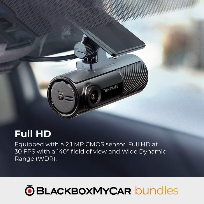 [New Driver Bundle] Thinkware F70 Pro + Bonus 2-Year Extended Warranty - Dash Cam Bundles - {{ collection.title }} - 1-Channel, 1080p Full HD @ 30 FPS, 12V Plug-and-Play, ADAS, Adhesive Mount, App Compatible, Bluetooth, Cloud, Dash Cam Bundles, G-Sensor, GPS, Hardwire Install, Loop Recording, Mobile App Viewer, Night Vision, Parking Mode, sale, South Korea, Super Capacitor, Wi-Fi - BlackboxMyCar