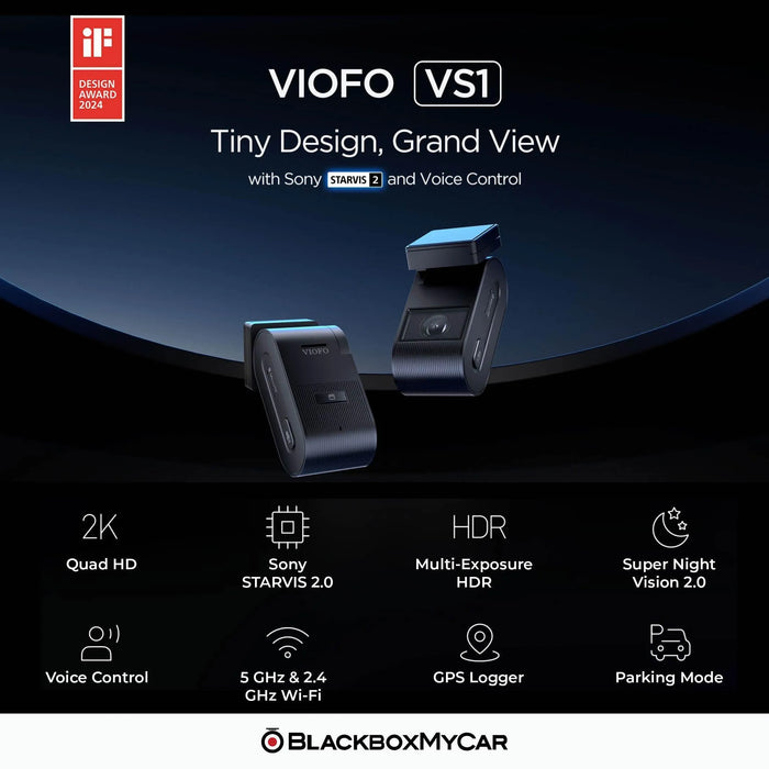 VIOFO VS1 Mini 2K QHD Dash Cam | VIOFO | Dash Cams | BlackboxMyCar