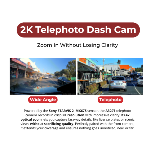 VIOFO A329T 4K+2K+2K 3-Channel 60FPS Wi-Fi 6 Dash Cam