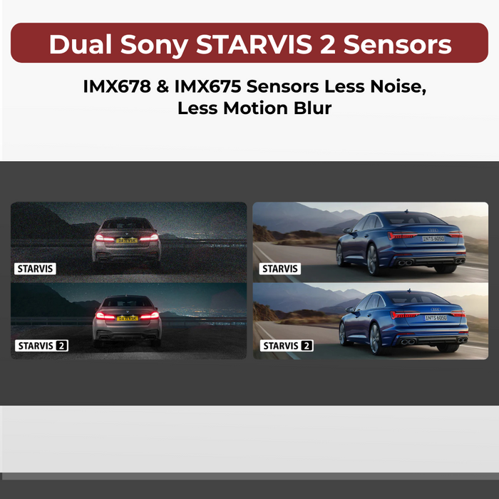 VIOFO A229 Pro Tele 2CH 4K+2K Telephoto 4x Optical Zoom Dash Cam