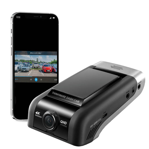 Thinkware U1000 4K UHD Single-Channel Dash Cam - Dash Cams - {{ collection.title }} - 1-Channel, 128GB, 12V Plug-and-Play, 4K UHD @ 30 FPS, ADAS, Adhesive Mount, App Compatible, Cloud, Dash Cams, Desktop Viewer, G-Sensor, GPS, Hardwire Install, Loop Recording, Mobile App, Mobile App Viewer, Night Vision, OBD Plug-and-Play, Parking Mode, Security, South Korea, Super Capacitor, Wi-Fi - BlackboxMyCar