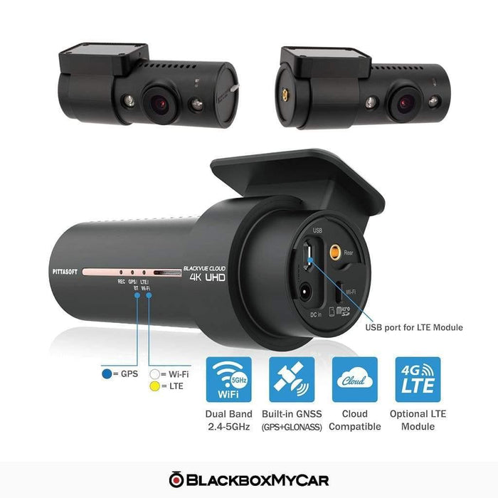 [REFURBISHED] BlackVue DR900X-2CH IR (Cabin View) Plus 4K Dash Cam - Dash Cams - {{ collection.title }} - Dash Cams, sale - BlackboxMyCar