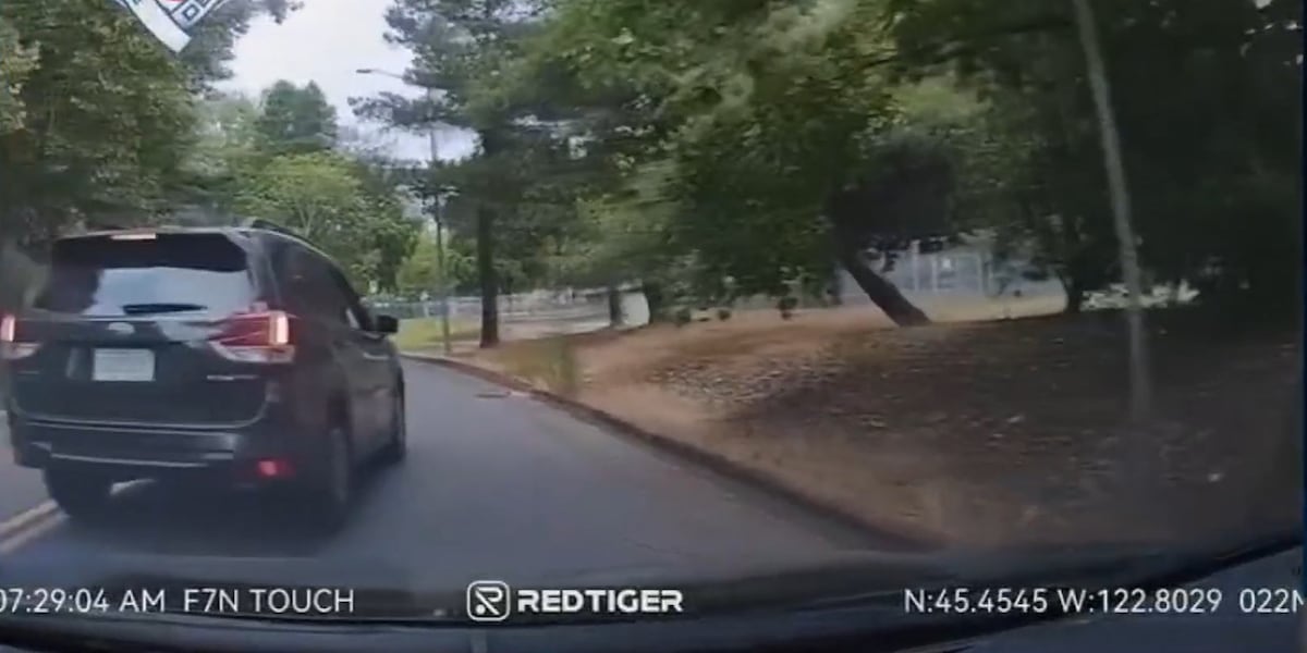 Beaverton Police road rage dash cam footage published by KPTV