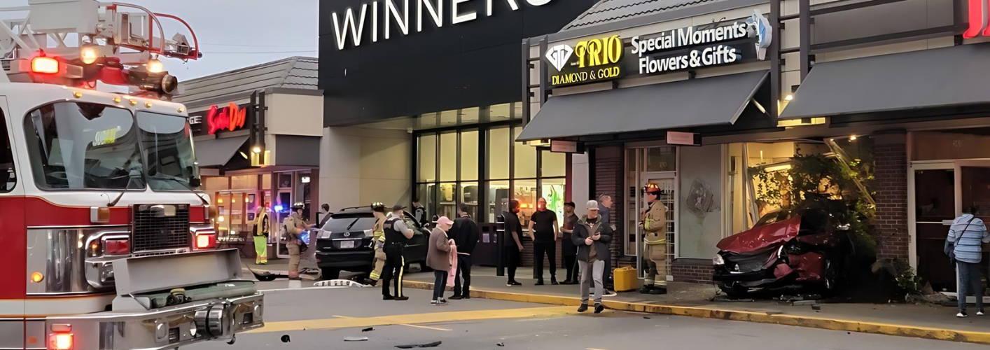 Unbelievable Dash Cam Footage shows Parked Car, sent Careening into Flower Shop | Unbelievable Dash Cam Footage shows Parked Car, sent