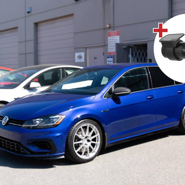 BlackboxMyCar | Dash Cam Installation: 2019 Volkswagen Golf R x BlackVue DR900X-2CH Plus + CM100G LTE + BlackboxMyCar PowerCell 8 Battery