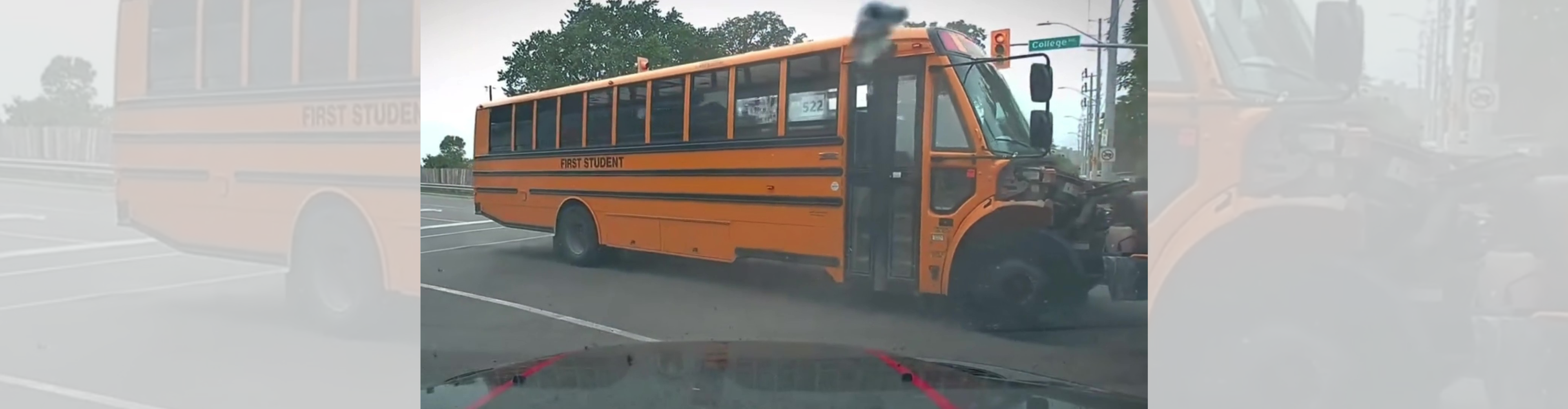 Dash cam Saves Windsor Driver from Fault in Shocking School Bus Crash ...
