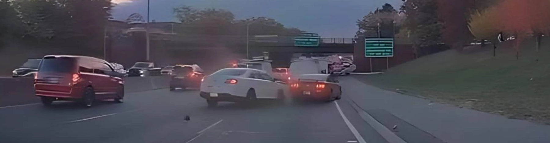 Reckless Driver Causes Multi-Car Collision on Queens Highway cover image