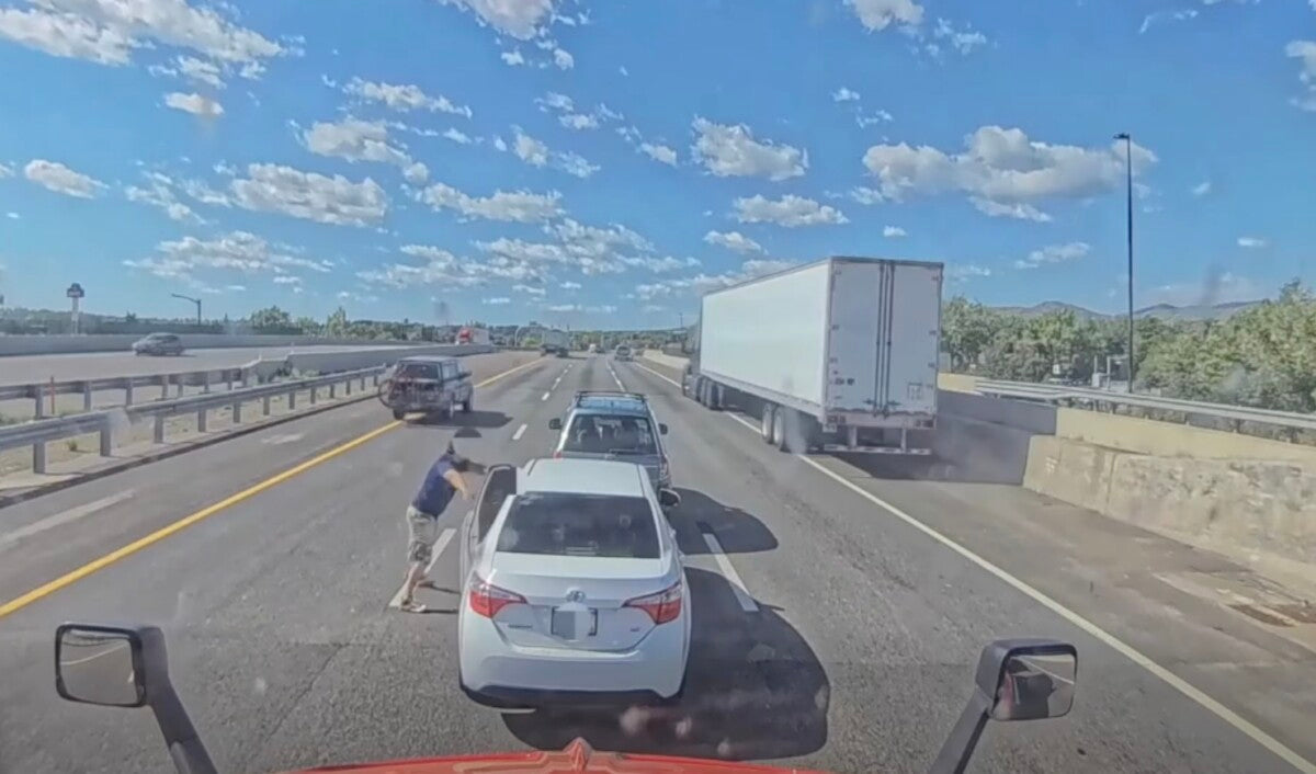 Wheat Ridge Police Department image from I-70 road rage dash cam report