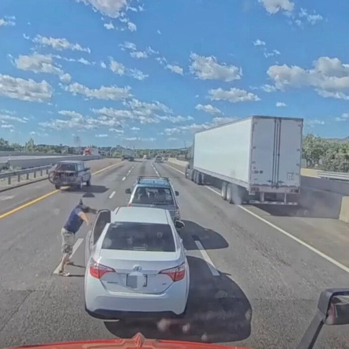 Wheat Ridge Police Department image from I-70 road rage dash cam report