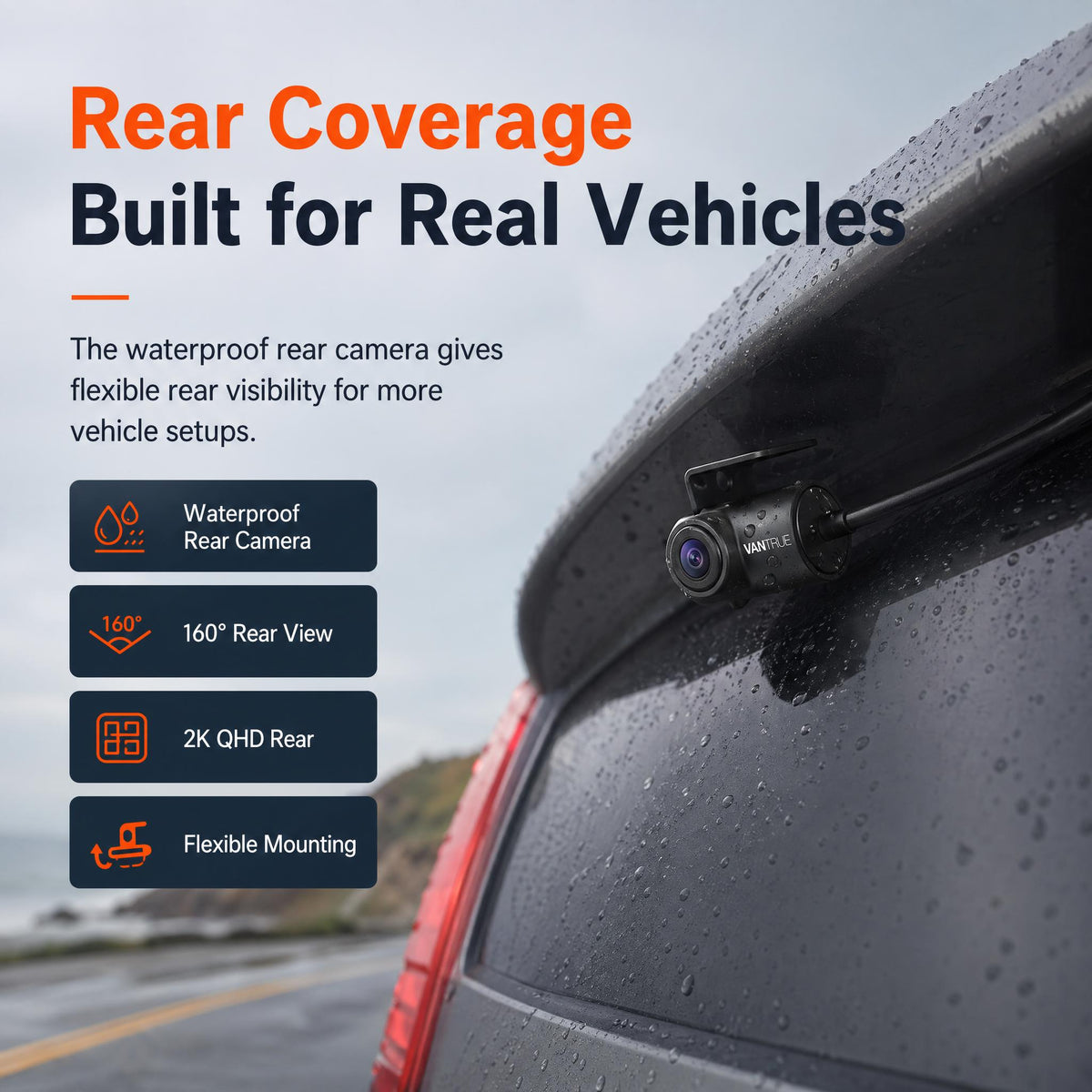 Vantrue Nexus 4S (N4S) 3-Channel 2K QHD Dash Cam with Sony STARVIS 2
