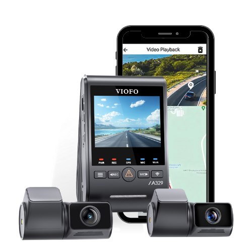 VIOFO A329T 3CH 4K 60FPS UHD