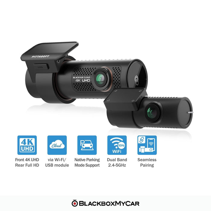 [REFURBISHED - CLEARANCE] BlackVue DR970X-2CH 4K UHD Cloud Dash Cam - Dash Cams - {{ collection.title }} - 2-Channel, 4K UHD @ 30 FPS, Adhesive Mount, App Compatible, Bluetooth, Cloud, Dash Cams, Desktop Viewer, G-Sensor, GPS, Hardwire Install, Loop Recording, Mobile App, Mobile App Viewer, Night Vision, Parking Mode, sale, Security, South Korea, Super Capacitor, Wi-Fi - BlackboxMyCar