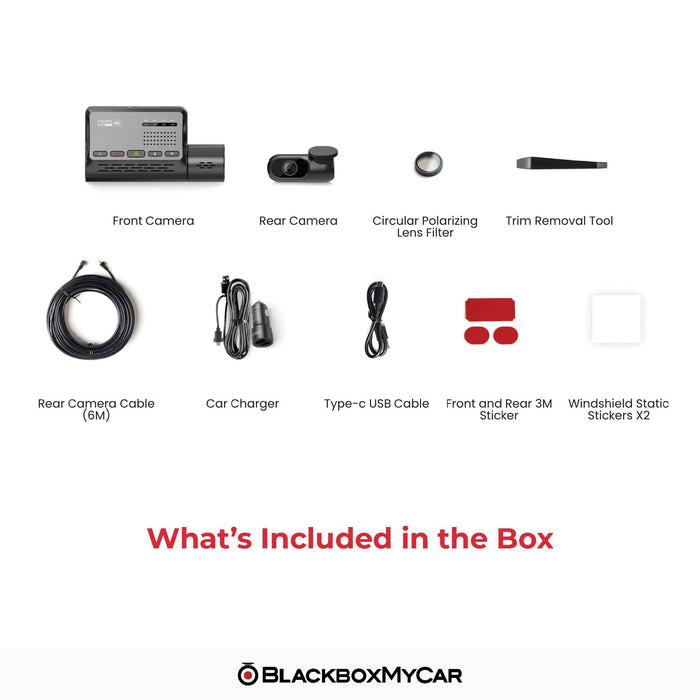 VIOFO A139 Pro 4K 2-Channel Dash Cam with GPS