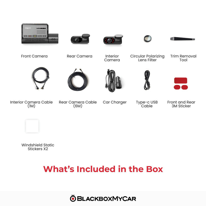 VIOFO A139 Pro 4K 3-Channel Dash Cam with GPS