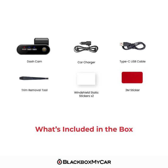 VIOFO WM1 2K QHD 1-Channel Dash Cam with GPS - Dash Cams - VIOFO WM1 2K QHD 1-Channel Dash Cam with GPS - 1-Channel, 2K QHD @ 30 FPS, Adhesive Mount, App Compatible, Bluetooth, China, G-Sensor, GPS, Hardwire Install, Loop Recording, Mobile App, Mobile App Viewer, Night Vision, Parking Mode, Security, Super Capacitor, Wi-Fi - BlackboxMyCar