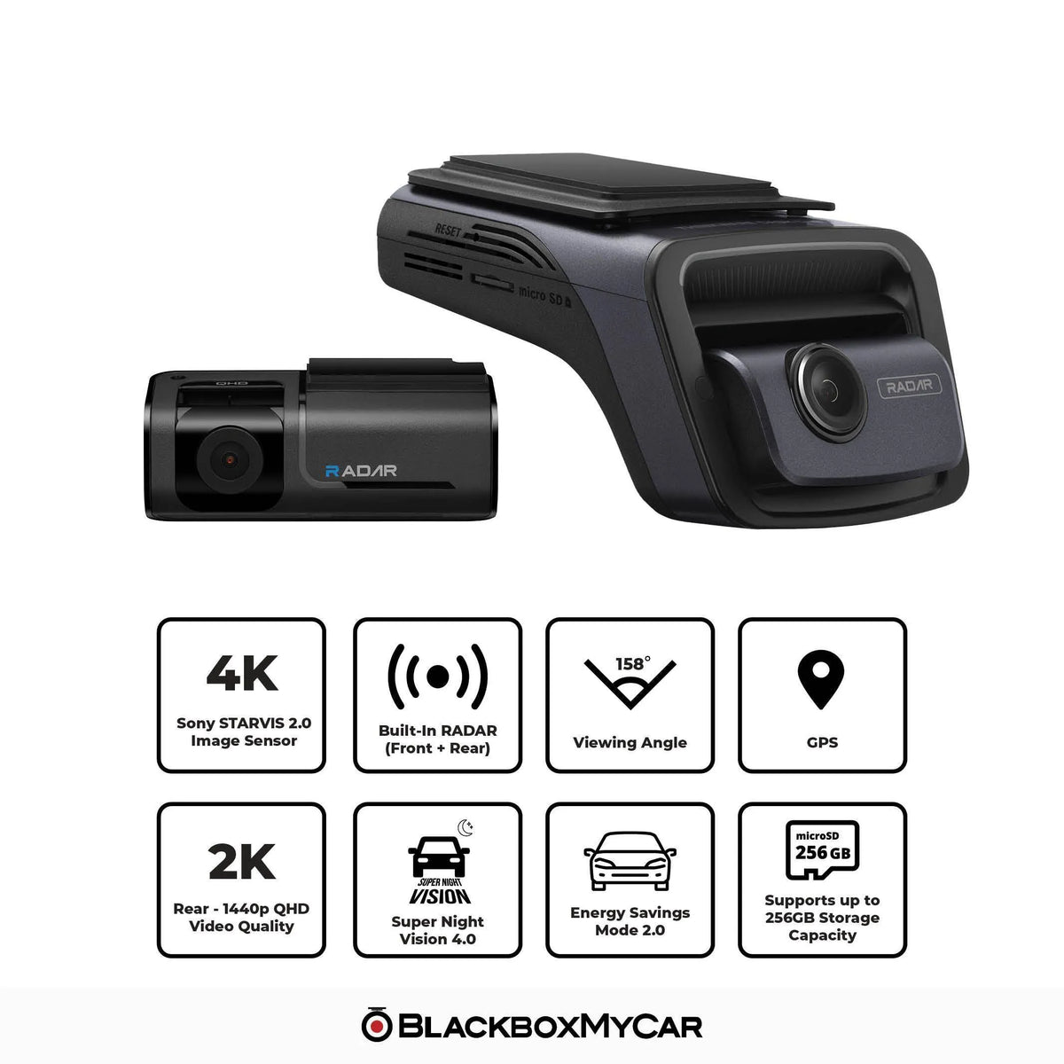 Thinkware U3000 4K UHD Dual-Channel Dash Cam | Thinkware | Dash Cams | BlackboxMyCar