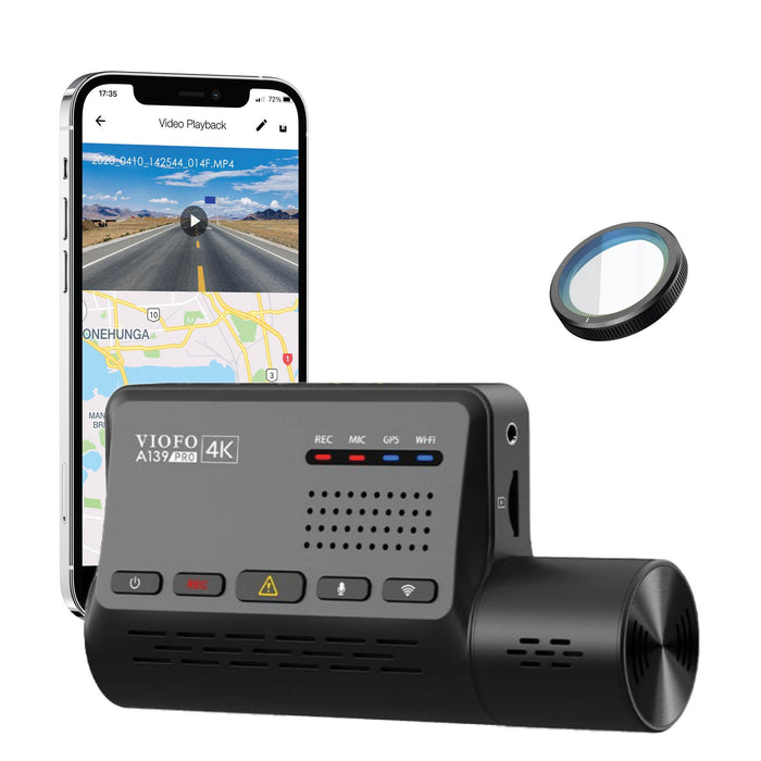 VIOFO A139 Pro 4K 1-Channel Dash Cam with GPS