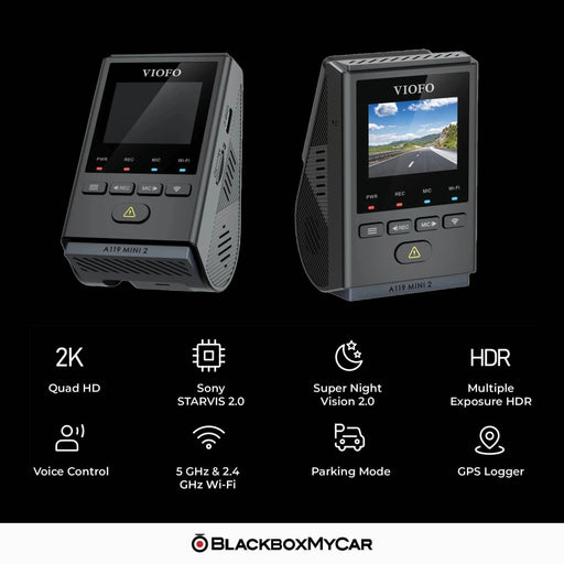 VIOFO A119 Mini 2 2K QHD Dash Cam | VIOFO | Dash Cams | BlackboxMyCar