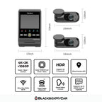 VIOFO A229 Pro 4K UHD 3-Channel Dash Cam | VIOFO | Dash Cams | BlackboxMyCar