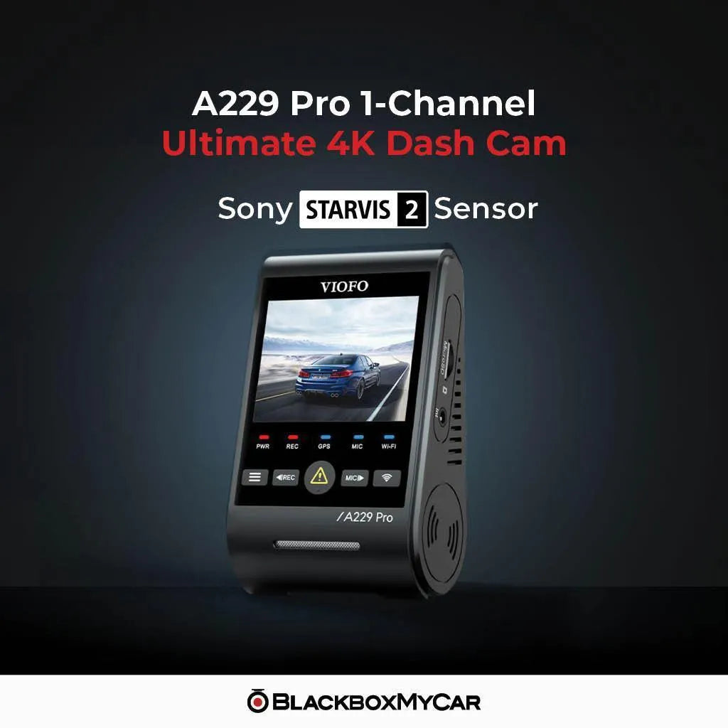 VIOFO A229 Pro 4K UHD 1-Channel Dash Cam | VIOFO | Dash Cams | BlackboxMyCar