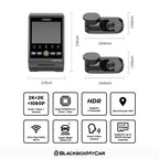 VIOFO A229 Plus 2K QHD 3-Channel Dash Cam | VIOFO | Dash Cams | BlackboxMyCar