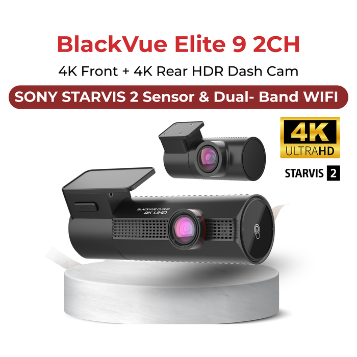 BlackVue Elite 10 2-Channel 4K HDR Dash Cam