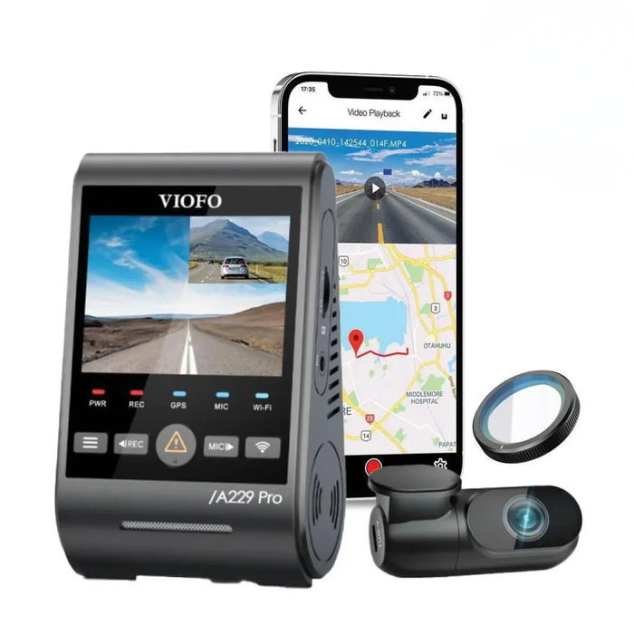 VIOFO A229 Pro Duo 4K UHD 2-Kanal Dashcam 