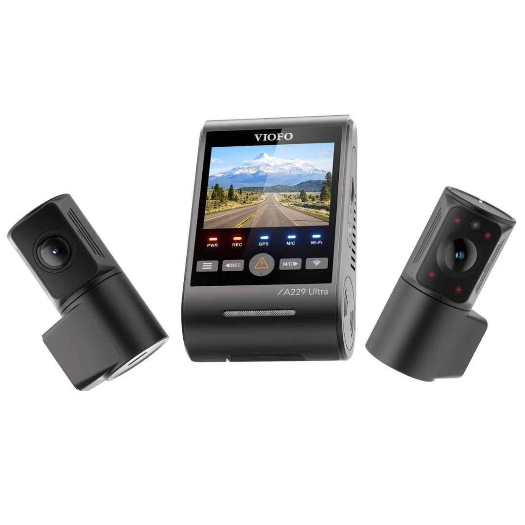 VIOFO A229 Ultra 4K+4K+1080p 3-Channel 30FPS UHD Dash Cam