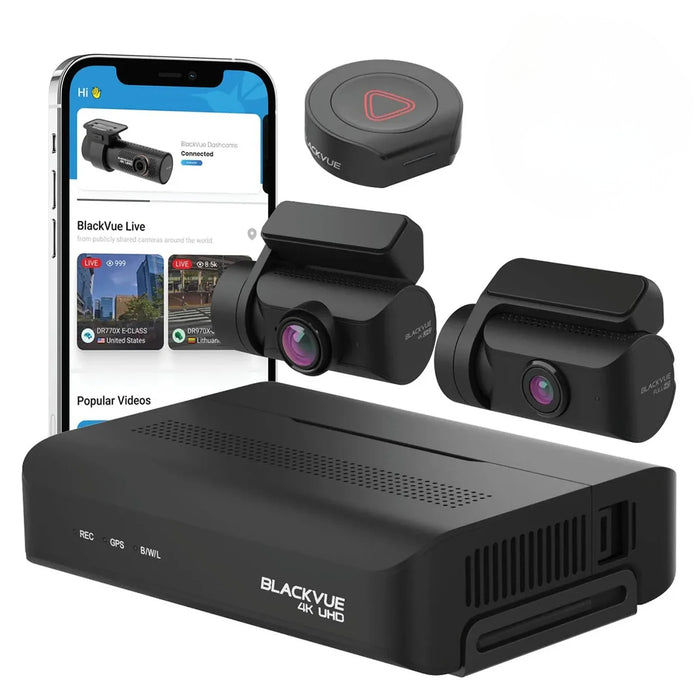 BlackVue DR970X-2CH Box Plus 4K UHD Cloud Dashcam 