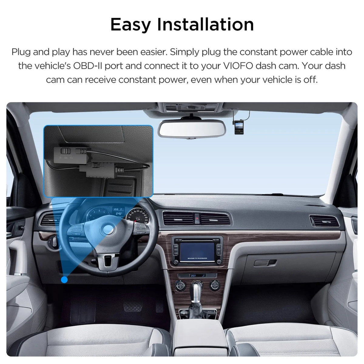 VIOFO OP100 OBD-II Power Cable