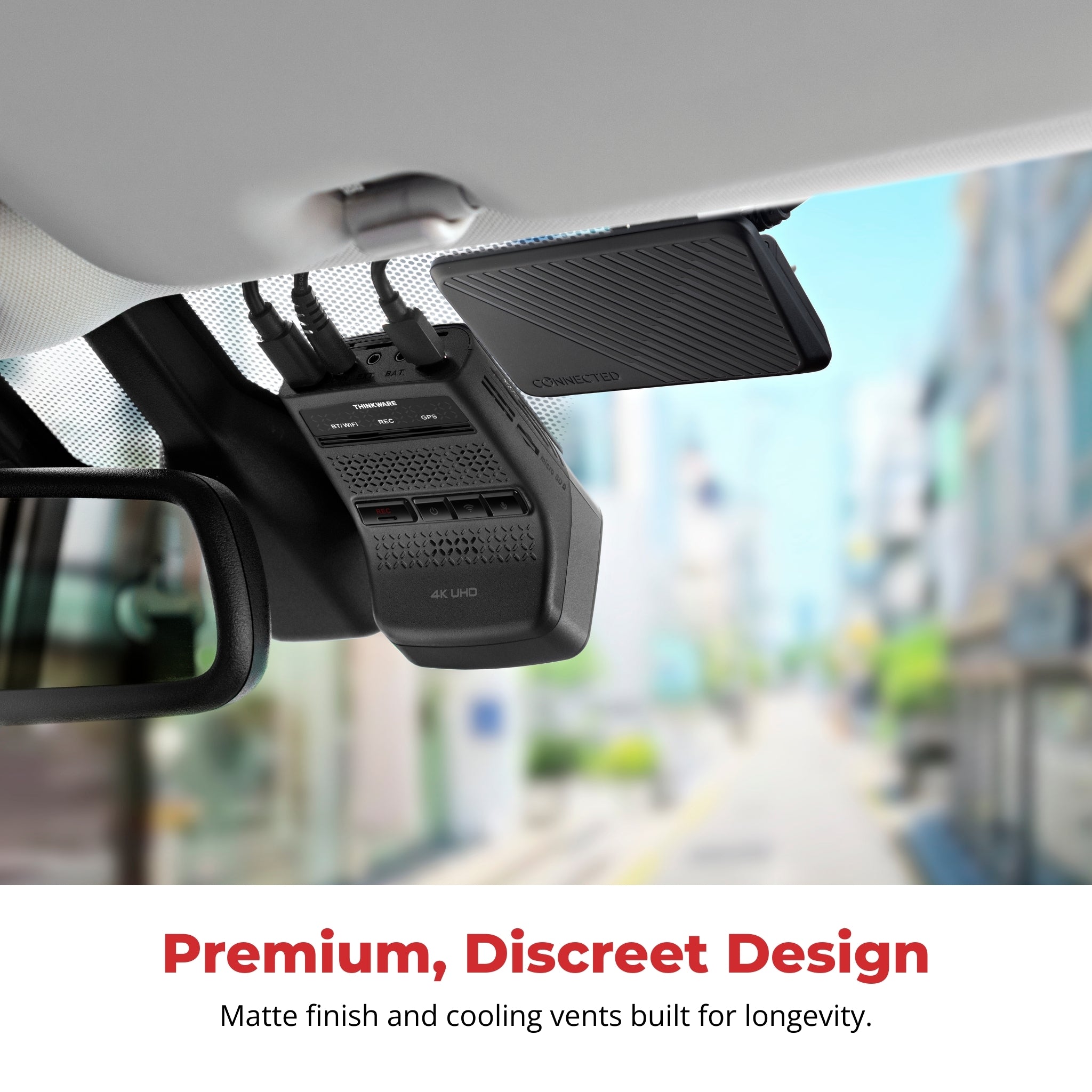 Thinkware U3000 Pro 2CH 4K + 2K Dash Cam with OBD-II — BlackboxMyCar