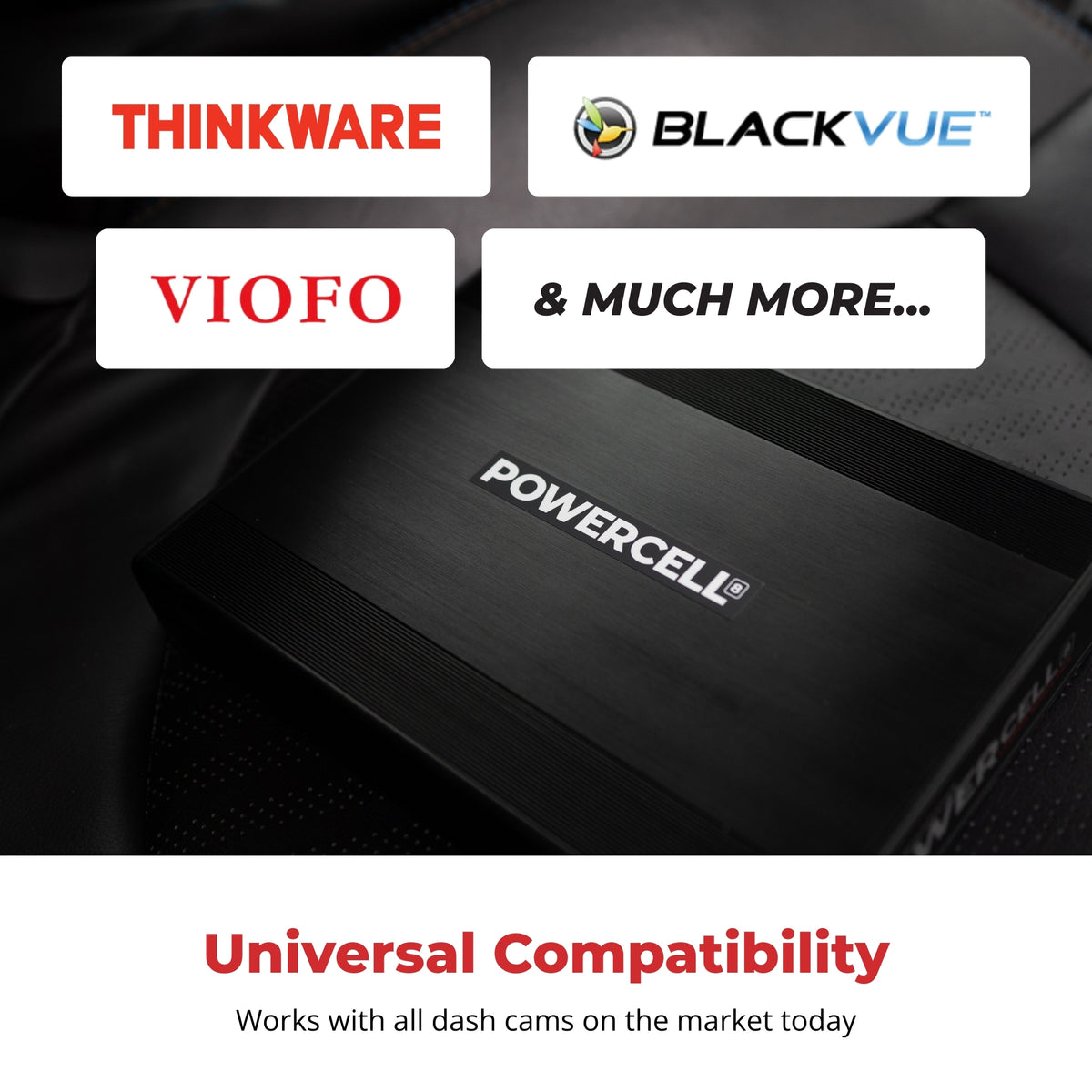 BlackboxMyCar PowerCell 8 LiFePO4 Bluetooth Dash Cam Battery Pack