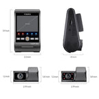 VIOFO A229 Ultra 4K+4K+1080p 3-Channel 30FPS UHD Dash Cam