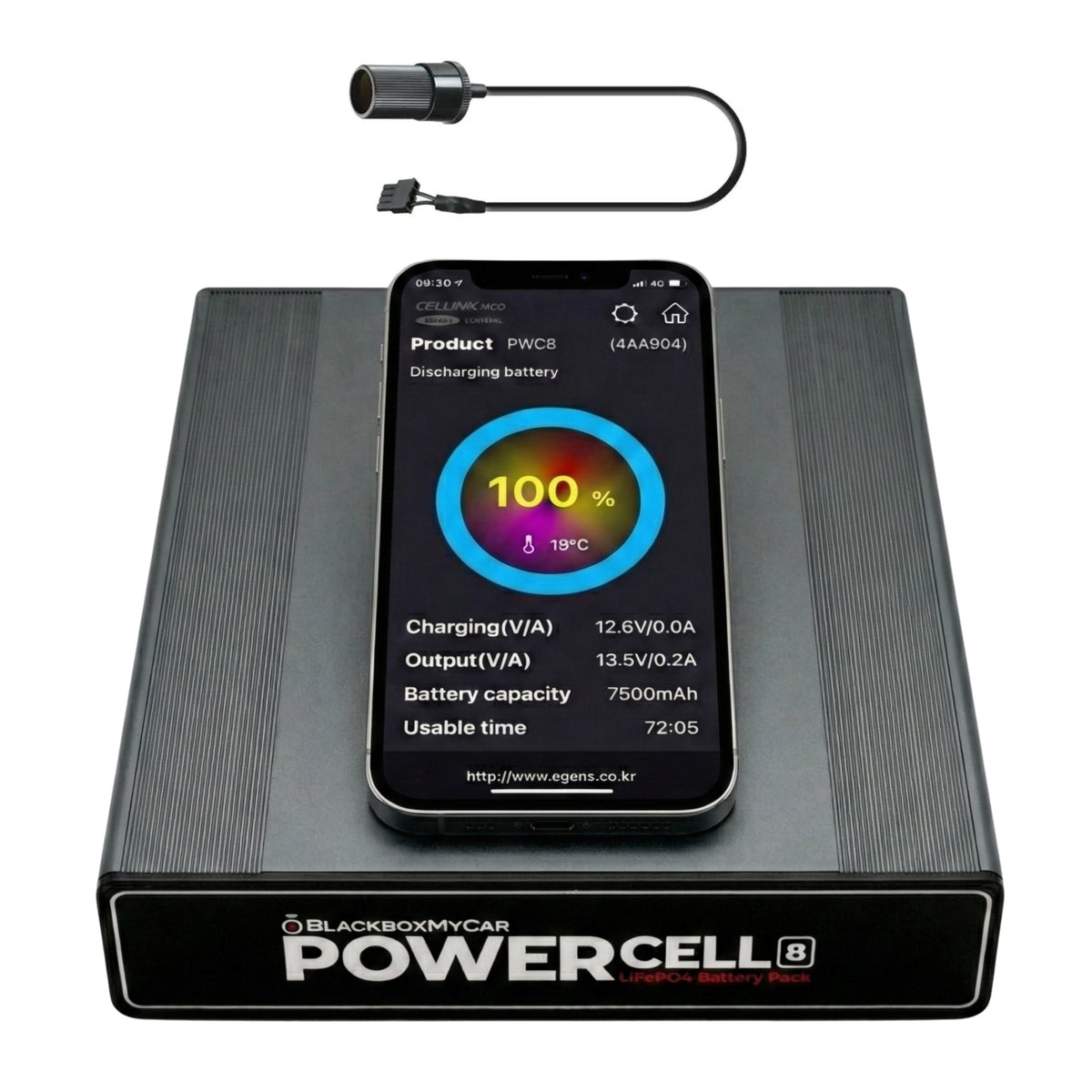BlackboxMyCar PowerCell 8 battery pack product photo