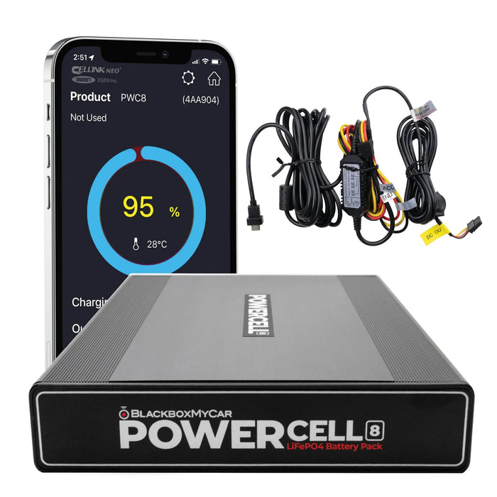[REFURBISHED-GRADE B] BlackboxMyCar PowerCell 8 Dash Cam Akkupack 