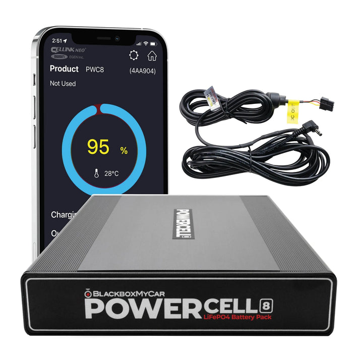 [REFURBISHED-GRADE B] BlackboxMyCar PowerCell 8 Dash Cam Akkupack 