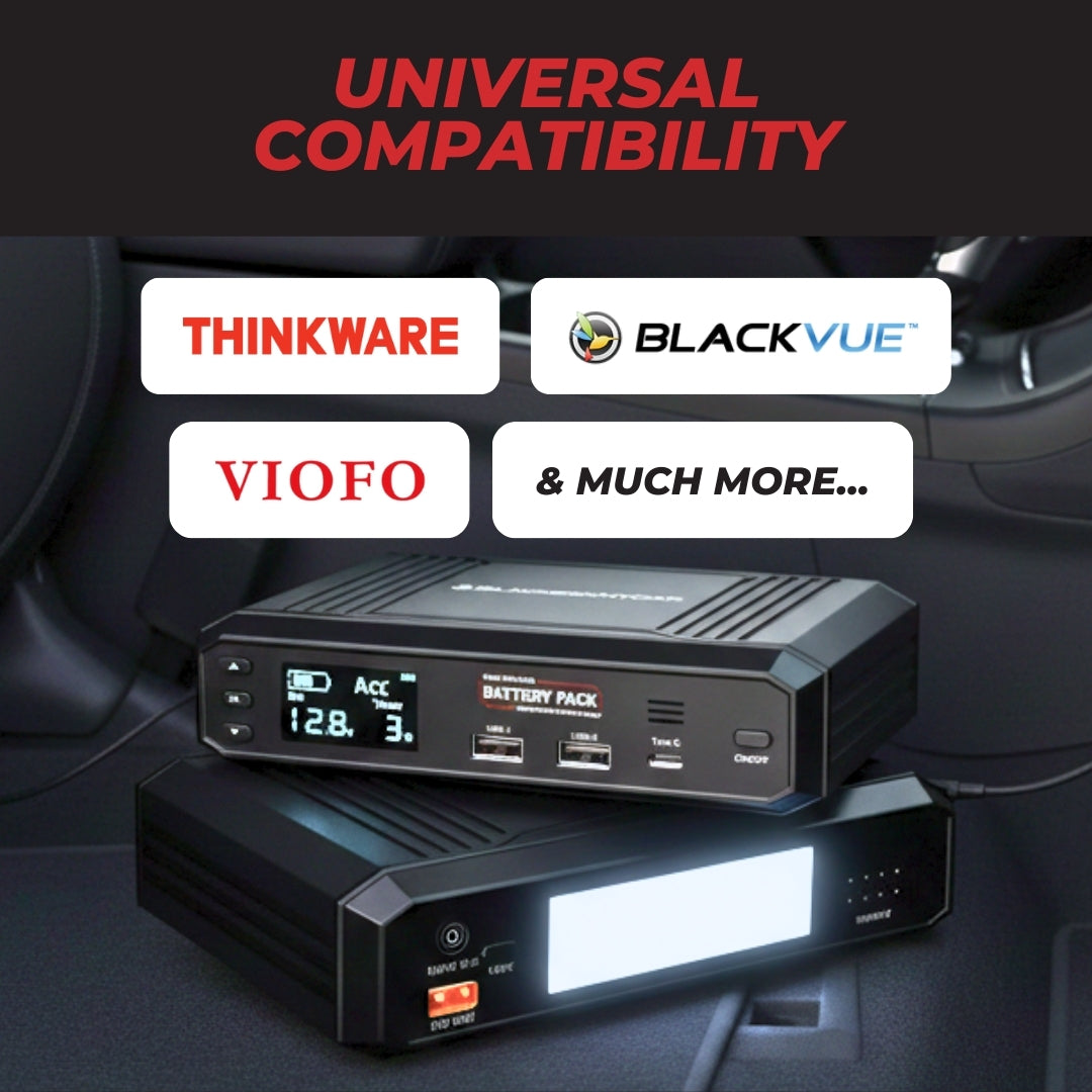 BlackboxMyCar PowerCell 5 LiFePO4 USB-C Dash Cam Battery Pack