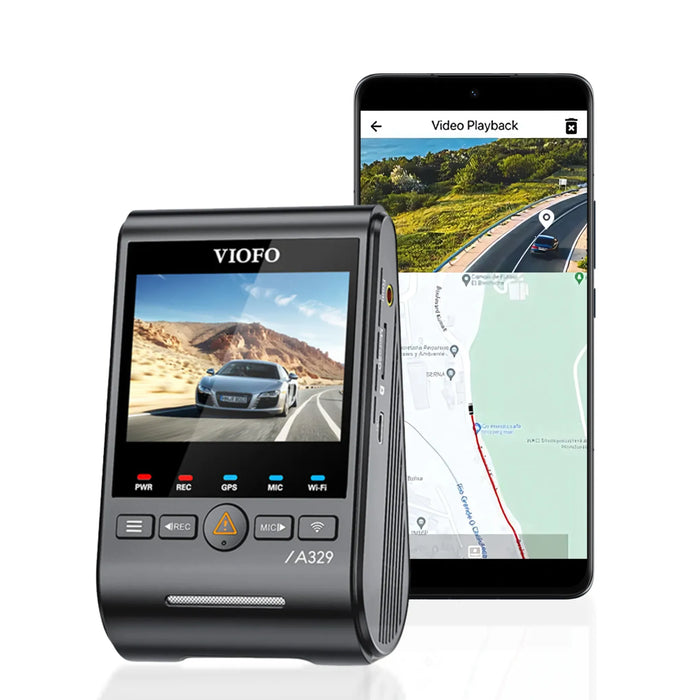 VIOFO A329 4K UHD 1-Channel 60FPS Wi-Fi 6 Dash Cam