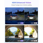 VIOFO A119M Pro HDR-on and HDR-off footage comparisons