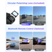 Included A119M Pro CPL filter and optional Bluetooth remote