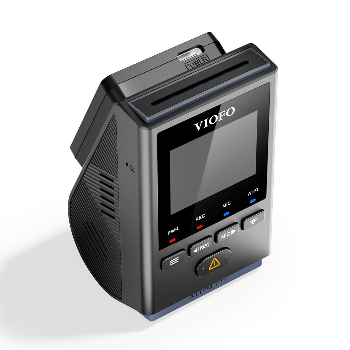 A119M Pro GPS mount USB-C POWER socket on the upper edge above the screen
