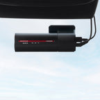 BlackVue Elite 10 front camera mounted below the rear-view mirror