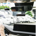 BlackVue front and infrared interior cameras installed near the rear-view mirror