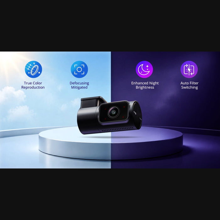 Manufacturer illustration of the 4K infrared cabin camera and infrared filter technology