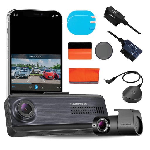 [New Driver Bundle] Thinkware Q200 2CH + IROAD OBD-II Power Cable + Bonus 2-Year Extended Warranty - Dash Cam Bundles - {{ collection.title }} - 2-Channel, 2K QHD @ 30 FPS, Adhesive Mount, CPL Filter, G-Sensor, GPS, Night Vision, OBD Plug-and-Play, Parking Mode, Rear Camera, sale, South Korea, Super Capacitor, Wi-Fi - BlackboxMyCar