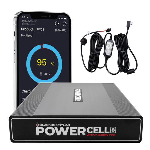 PowerCell 8 Battery (VIOFO VS1) | BlackboxMyCar | Hidden | BlackboxMyCar