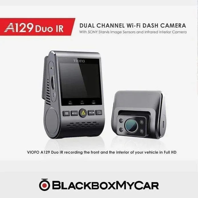 [REFURBISHED] VIOFO A129 Duo IR (Cabin View) Dash Cam - Dash Cams - {{ collection.title }} - Dash Cams - BlackboxMyCar