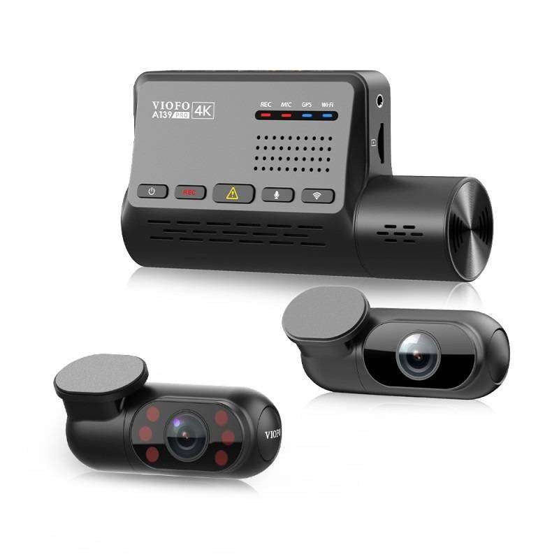 VIOFO A139 Pro 3-CH vs. Campark DC40 Design