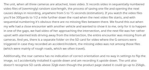 VIOFO A139 Pro 3-CH vs. Campark DC40 Connectivity and Video Playback Features
